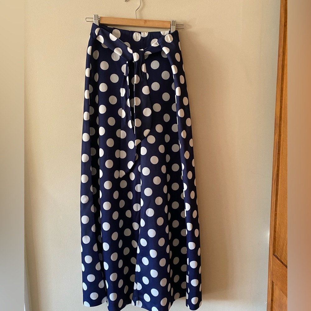 1960’s vintage polka dot wide leg pants